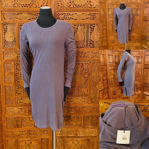Stateside Drawstring T-Shirt Dress NWT - Picture 1 of 11